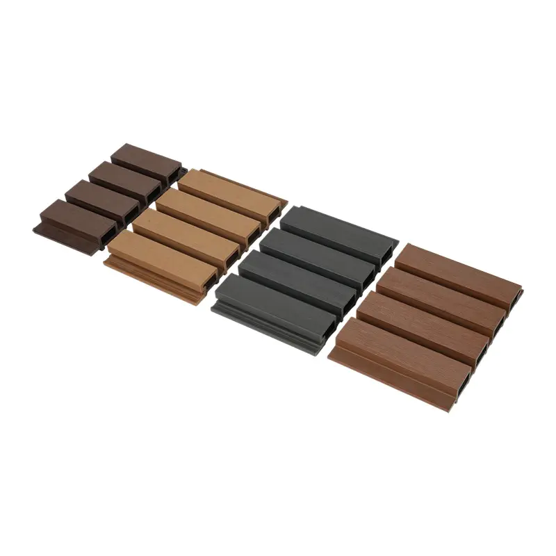 219×26mm 실외 자외선 차단 공동 압출 WPC 벽면
